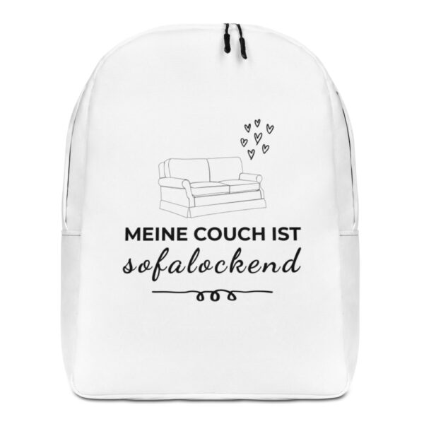 Rucksack “Meine Couch ist sofalockend”